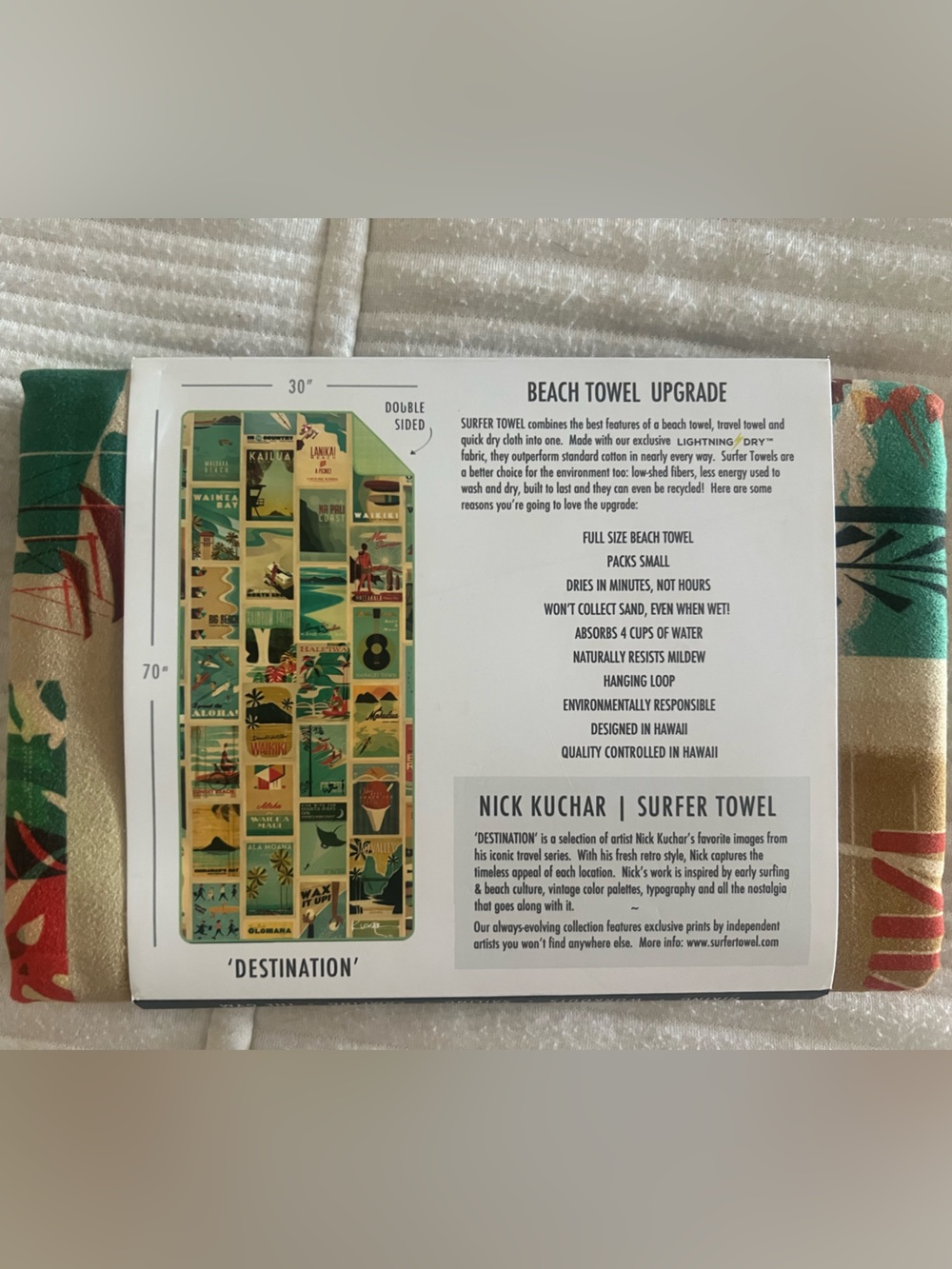 Nick Kuchar Beach Towel - Picture 2 of 2